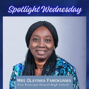 Spotlight Wednesday (Mrs. Olayinka Famokunwa)